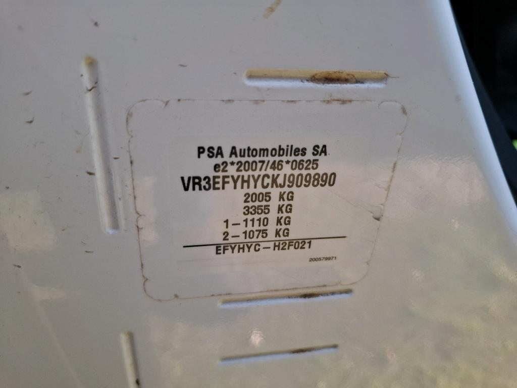 Peugeot PARTNER FOURGON STANDARD 650 KG BLUEHDI 100 S&S BVM5 PREMIUM 2020