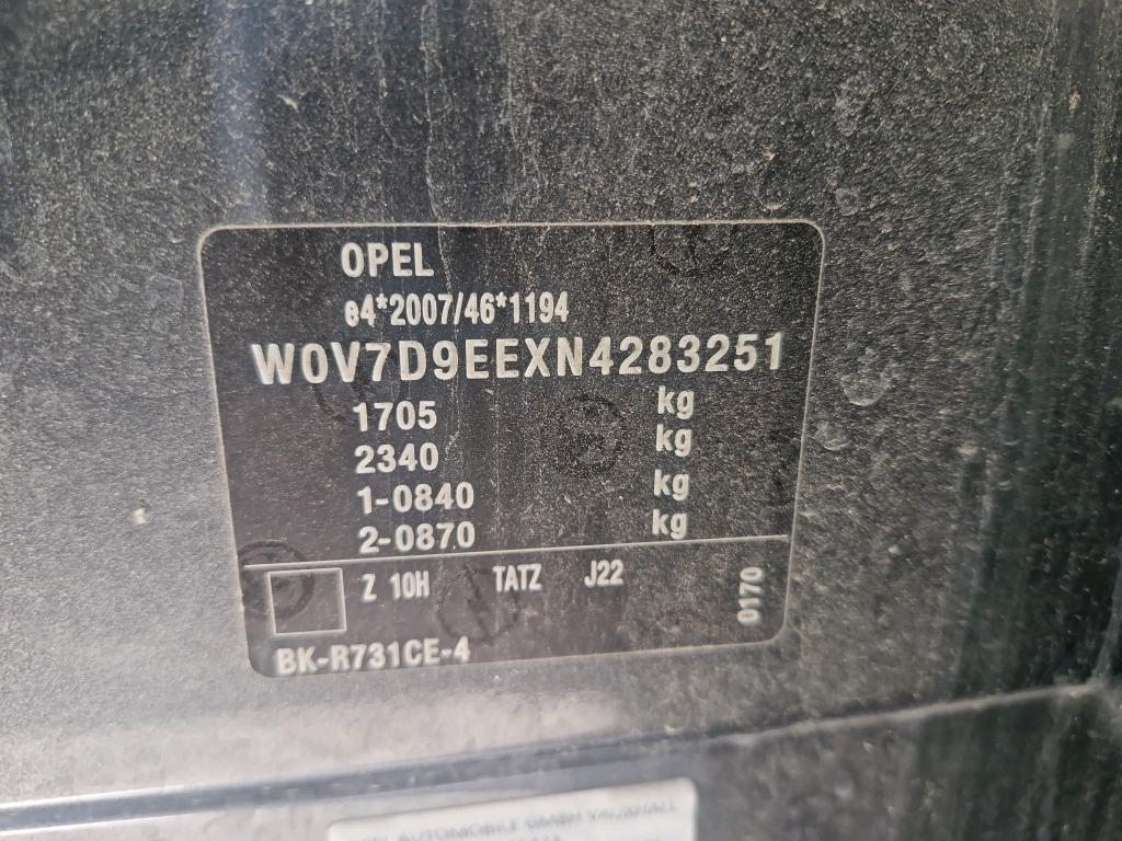 Opel Crossland 1.2 83 ch Edition 2022