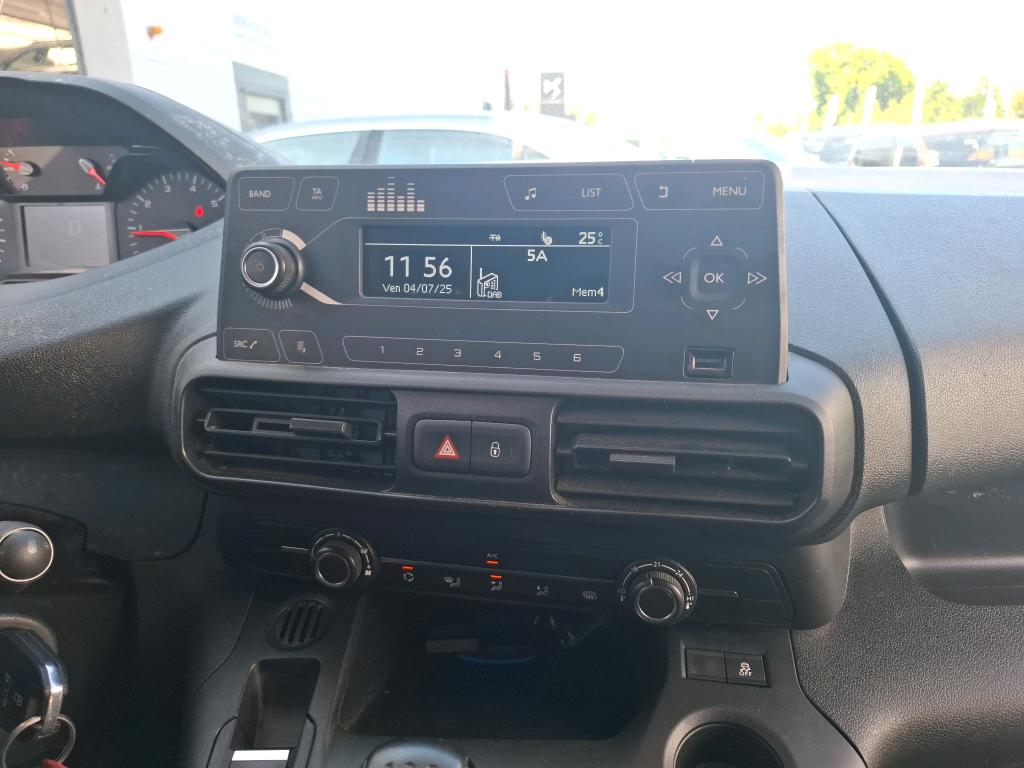 Peugeot PARTNER FOURGON STANDARD 650 KG BLUEHDI 75 BVM5 PREMIUM 2020
