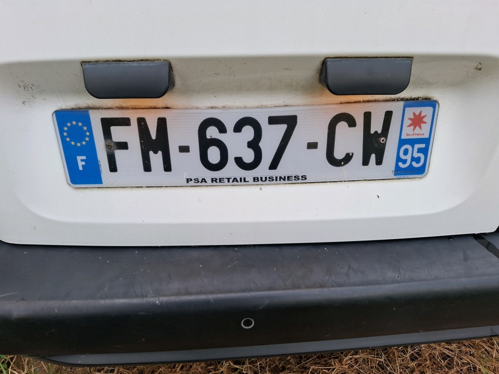 Peugeot PARTNER FOURGON STANDARD 1000 KG BLUEHDI 100 BVM5 GRIP 2019