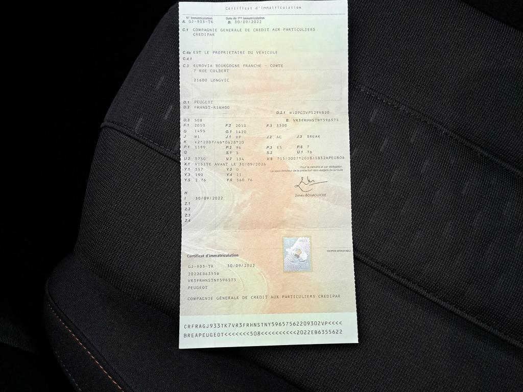 Peugeot 508 SW PureTech 130 ch S&S EAT8 Active Pack 2022