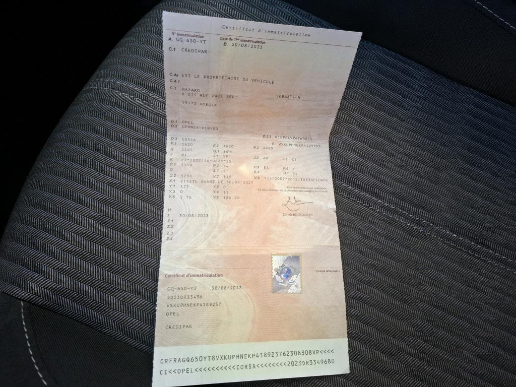 Opel Corsa 1.2 Turbo 100 ch BVM6  2023