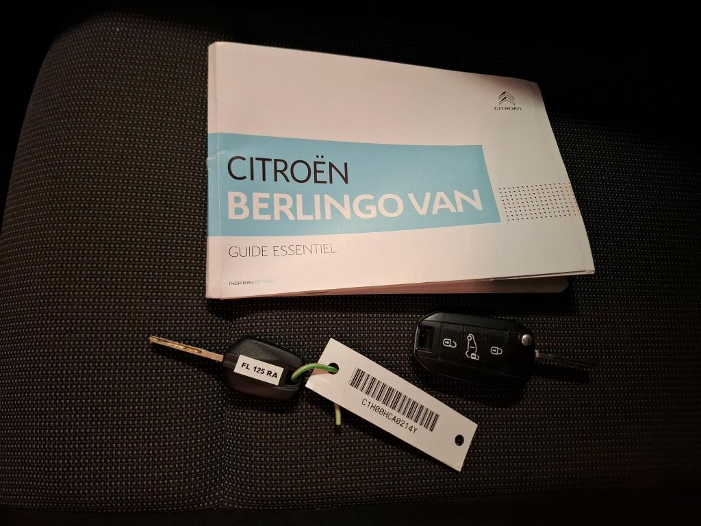 Citroen BERLINGO VAN M 650 BLUEHDI 100 S&S BVM5 CLUB 2019