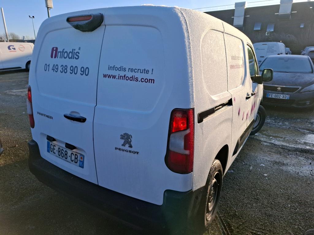 Peugeot PARTNER FOURGON STANDARD 650 KG BLUEHDI 100 S&S BVM6 ASPHALT 2022