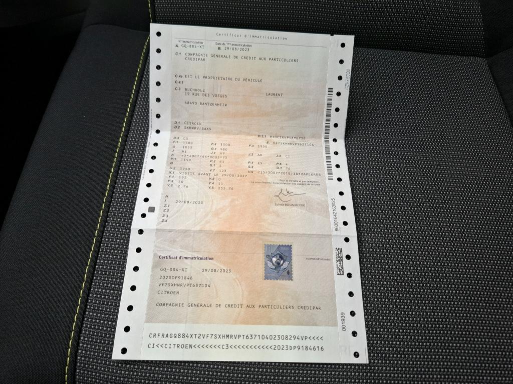 Citroen C3 PureTech 83 ch BVM5 You 2023