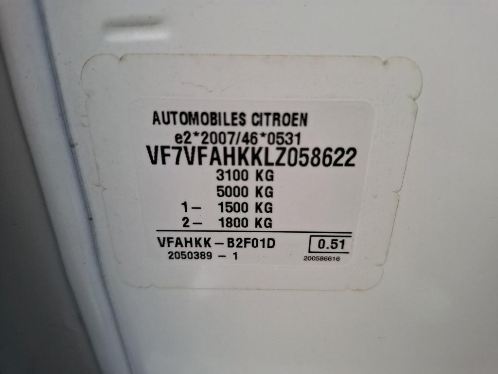 Citroen JUMPY FGN M BLUEHDI 120 S&S BVM6 CLUB 340 NM 2020