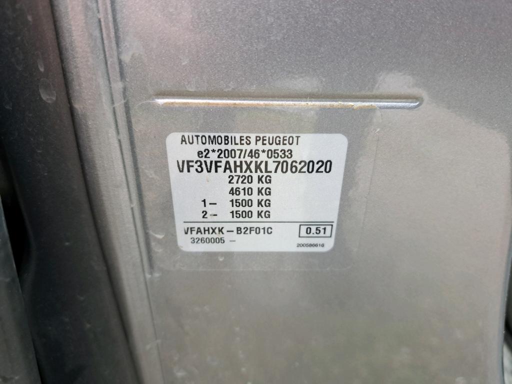 Peugeot EXPERT FGN TOLE STANDARD BLUEHDI 150 S&S BVM6 ASPHALT 2020
