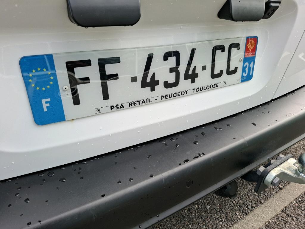 Peugeot PARTNER FOURGON STANDARD 650 KG BLUEHDI 75 BVM5 PREMIUM 2019