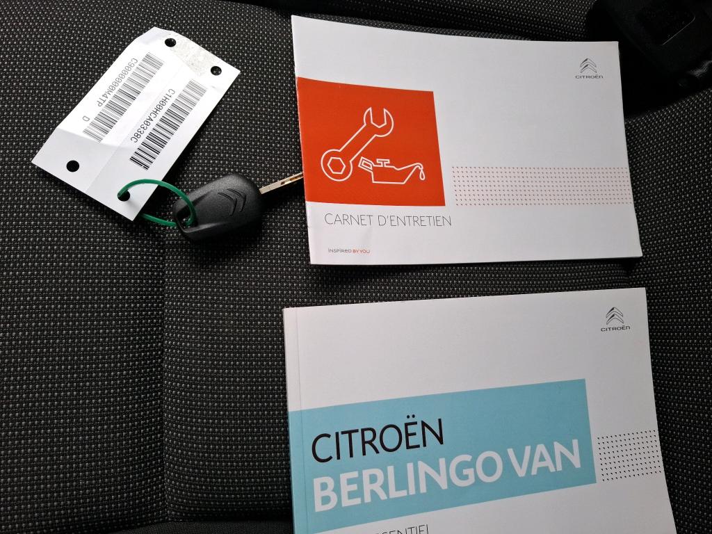 Citroen BERLINGO VAN M 650 BLUEHDI 100 S&S BVM5 DRIVER 2020