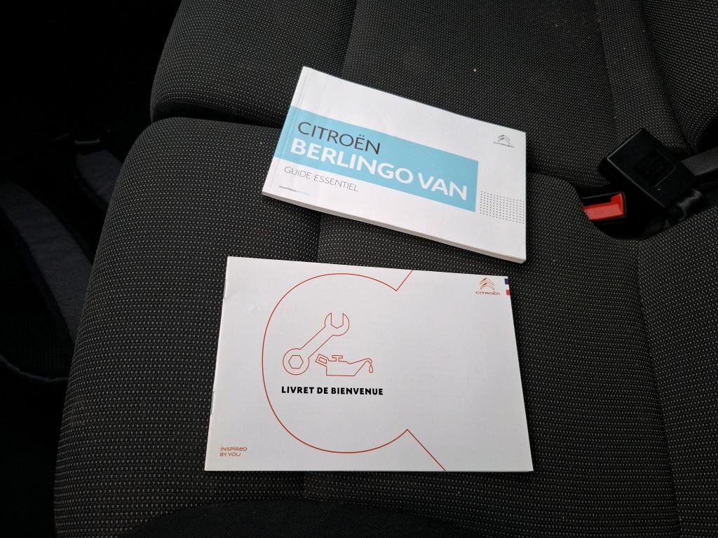 Citroen BERLINGO VAN M 650 BLUEHDI 100 S&S BVM5 CLUB 2020