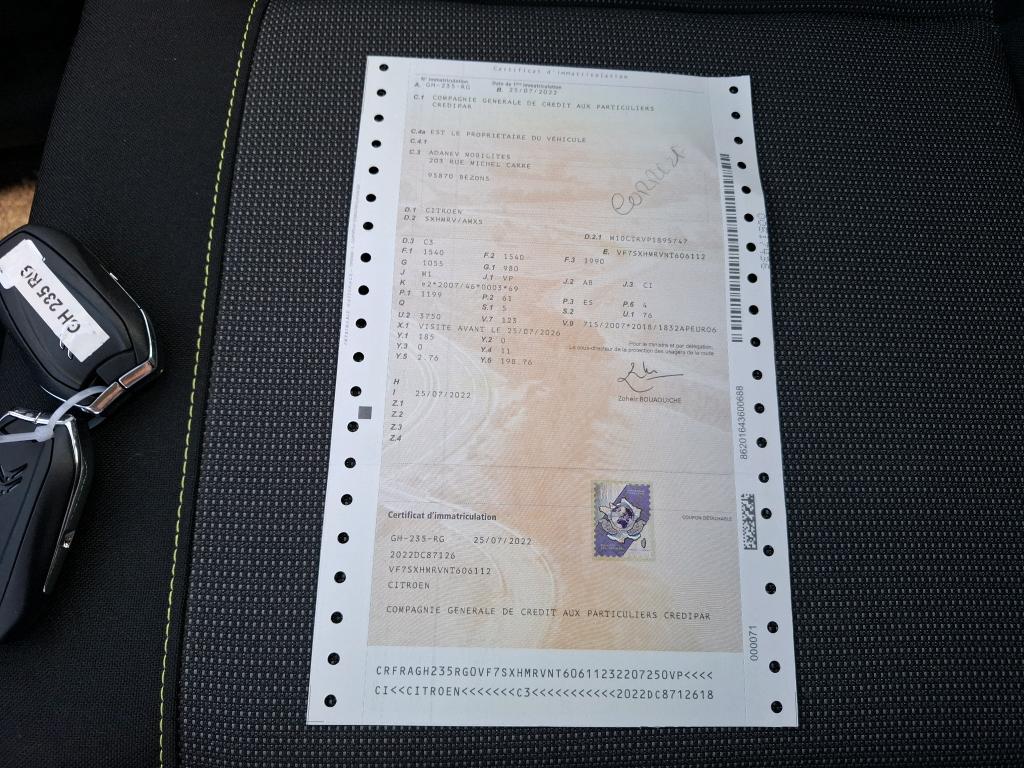 Citroen C3 PureTech 83 S&S BVM5 Shine 2022