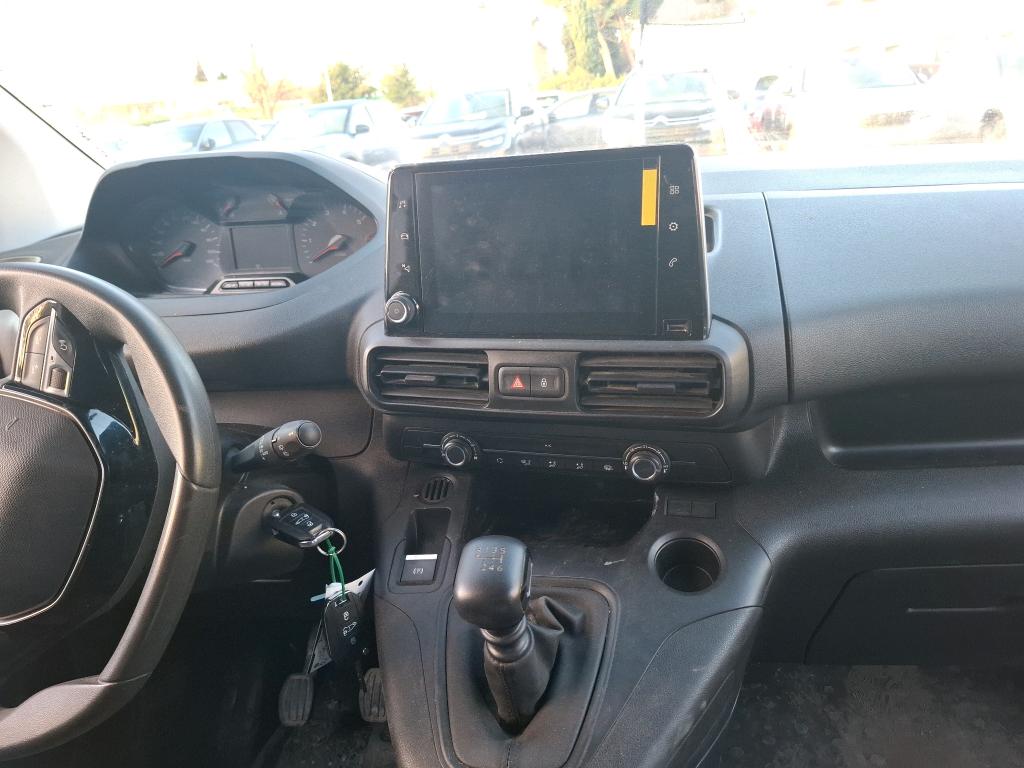 Peugeot PARTNER FOURGON STANDARD 650 KG BLUEHDI 100 S&S BVM6 ASPHALT 2022