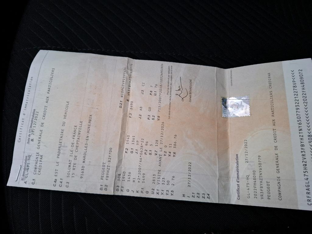 Peugeot 308 BlueHDi 130ch S&S EAT8 Active Pack 2022