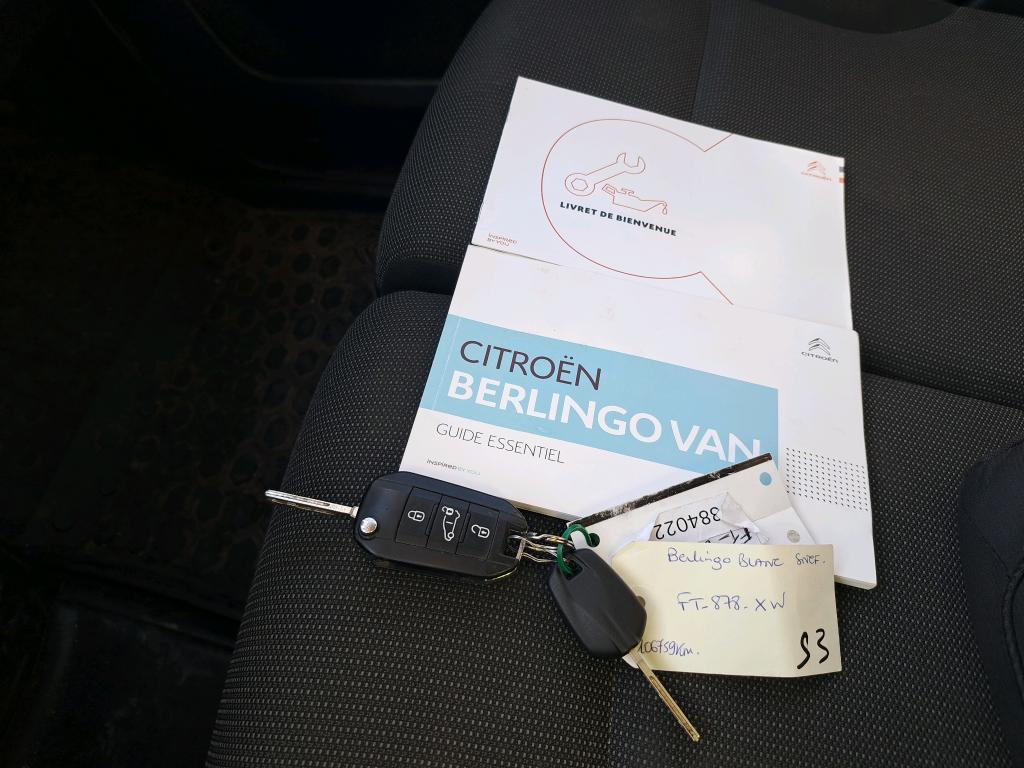Citroen BERLINGO VAN M 650 BLUEHDI 100 S&S BVM5 CLUB 2020