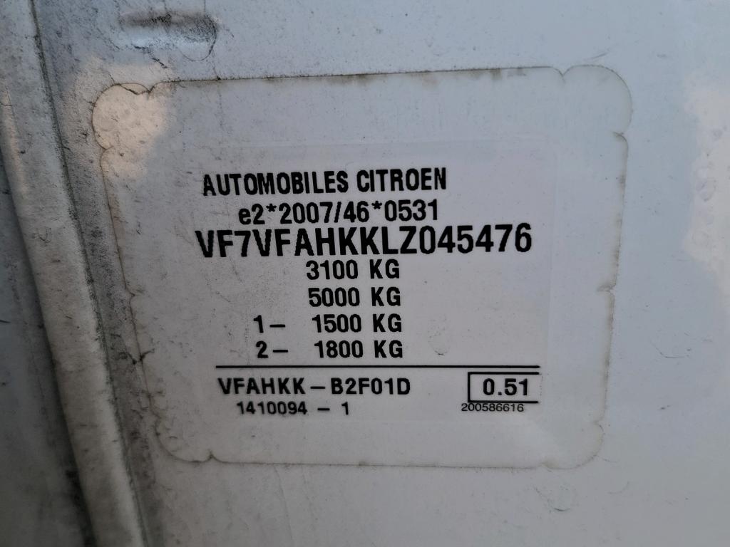 Citroen JUMPY FGN M BLUEHDI 120 S&S BVM6 CLUB 340 NM 2020