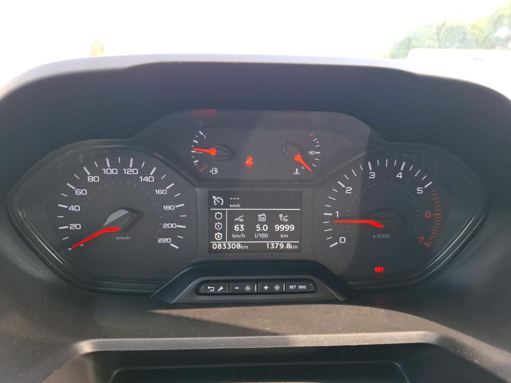 Peugeot PARTNER FOURGON STANDARD 650 KG BLUEHDI 100 S&S BVM5 ASPHALT 2020