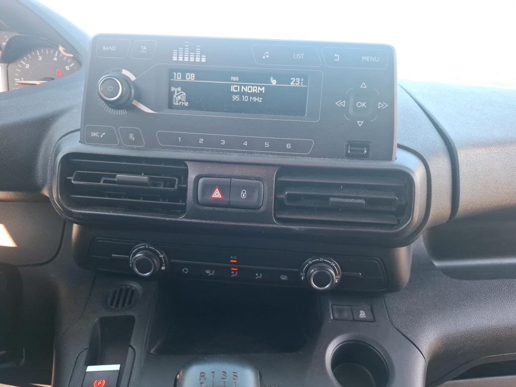 Peugeot PARTNER FOURGON STANDARD 650 KG BLUEHDI 100 S&S BVM6 PREMIUM 2022