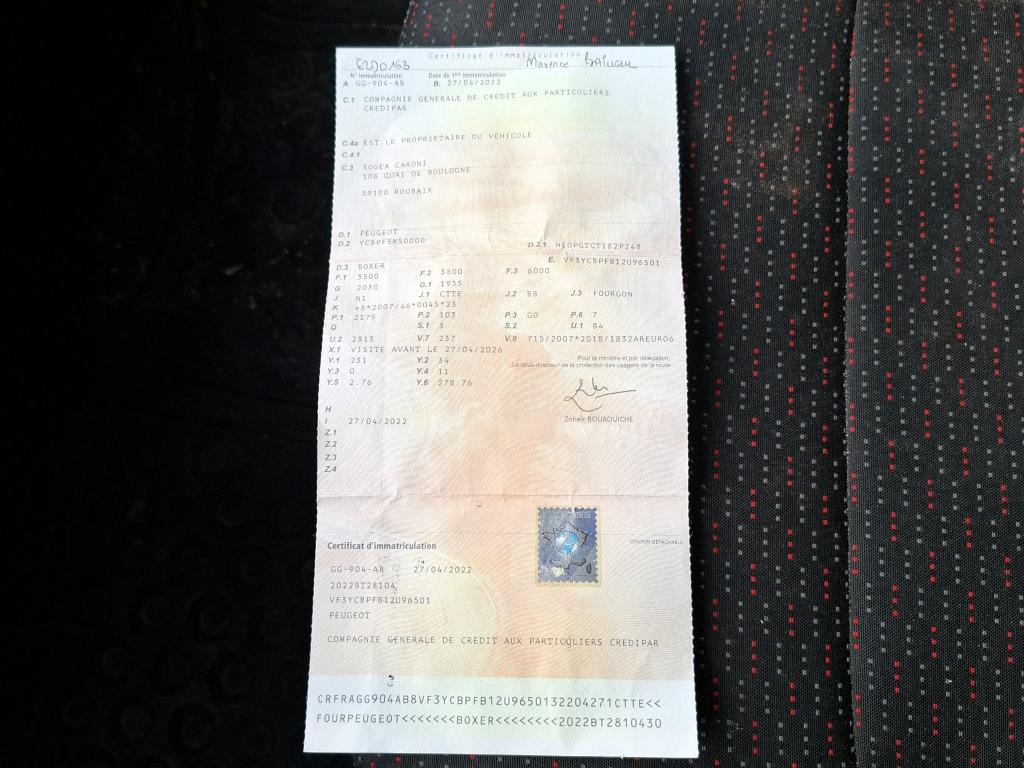 Peugeot BOXER TOLE 335 L2H2 BLUEHDI 140 S&S ASPHALT 2022