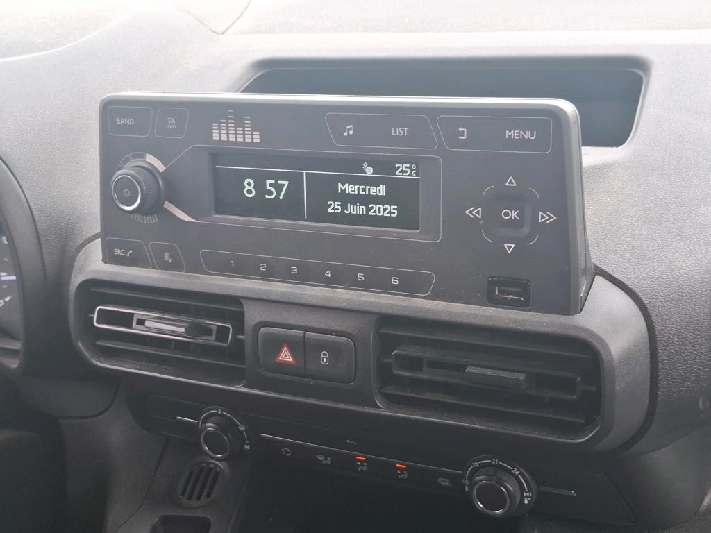 Citroen BERLINGO VAN M 650 BLUEHDI 100 S&S CLUB 2019