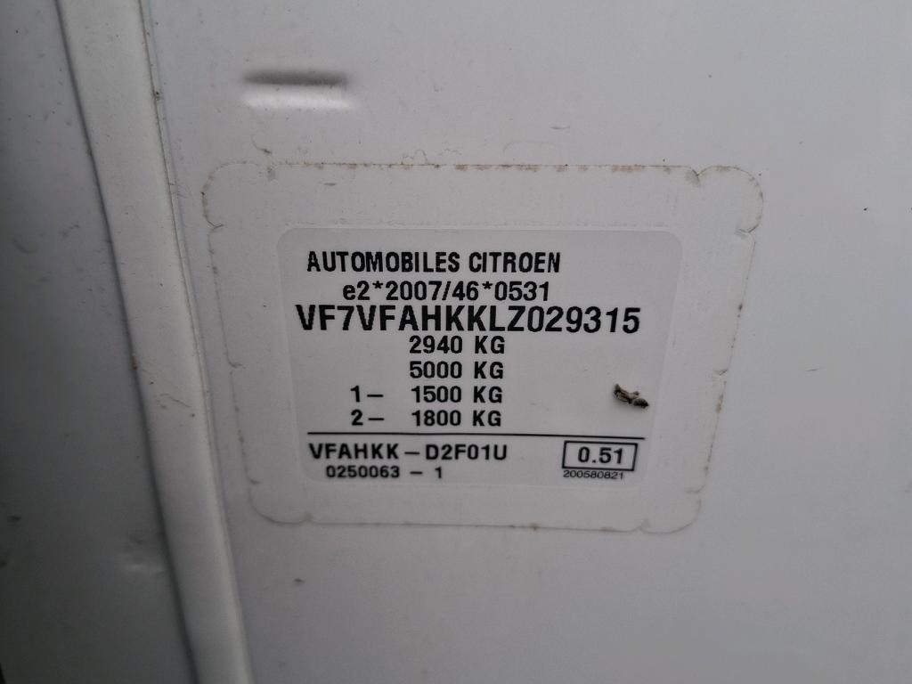 Citroen JUMPY CAB APPROFONDIE XL BLUEHDI 120 BVM6 CLUB 340 NM 2020