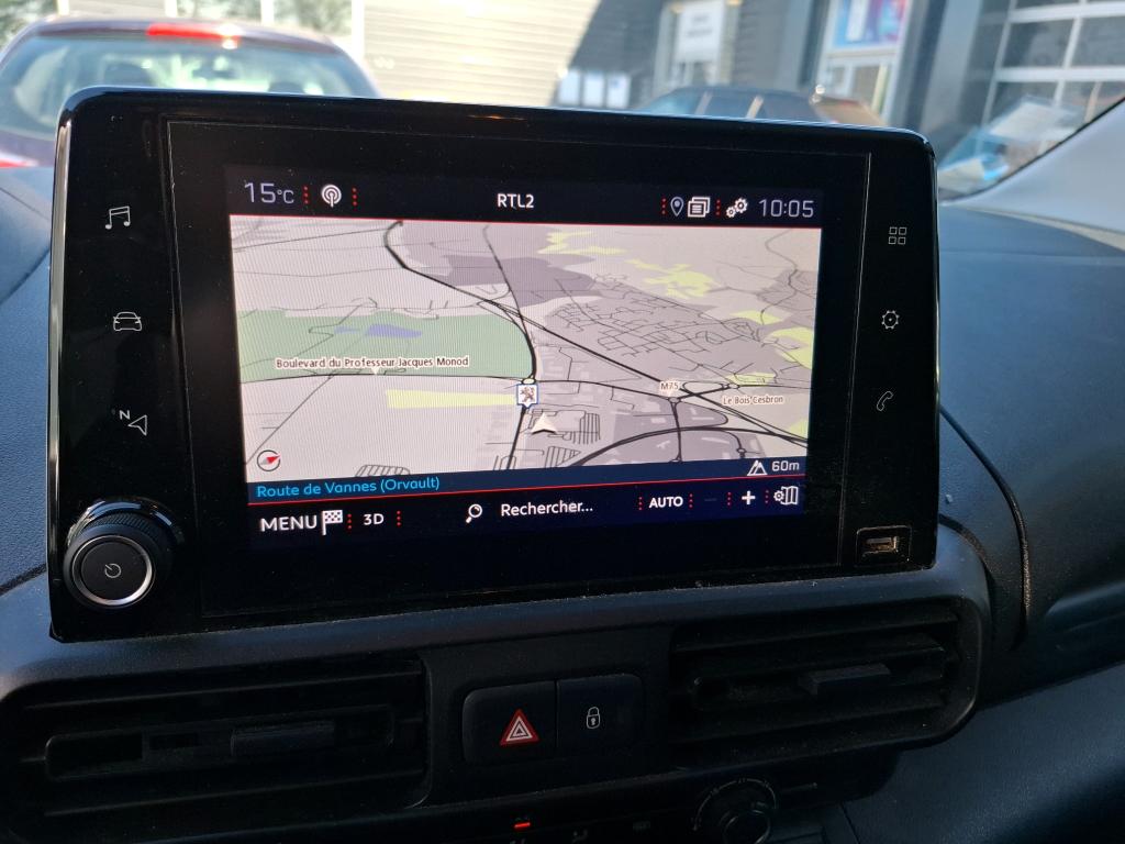Peugeot PARTNER FOURGON STANDARD 1000 KG BLUEHDI 100 S&S BVM5 ASPHALT 2021
