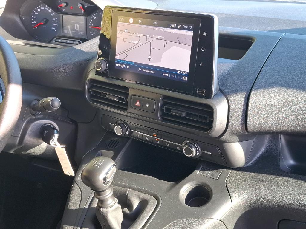 Peugeot PARTNER FOURGON STANDARD 650 KG BLUEHDI 100 S&S BVM6 ASPHALT 2022