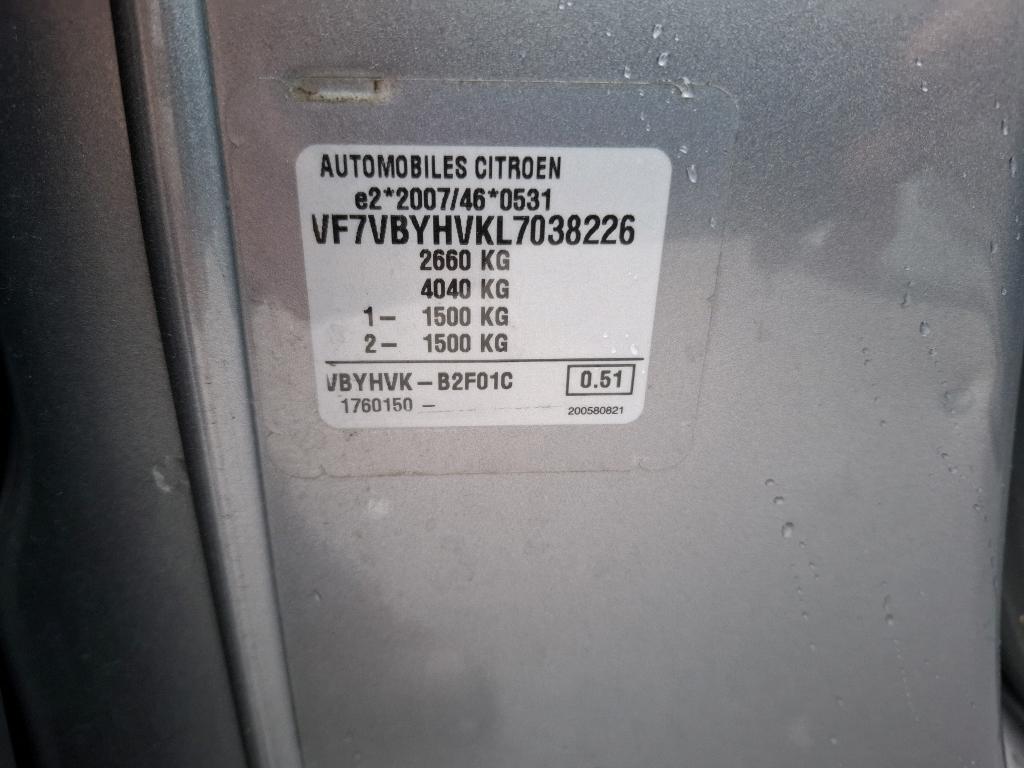 Citroen JUMPY FGN M BLUEHDI 120 S&S BVM6 DRIVER 300 NM 2020