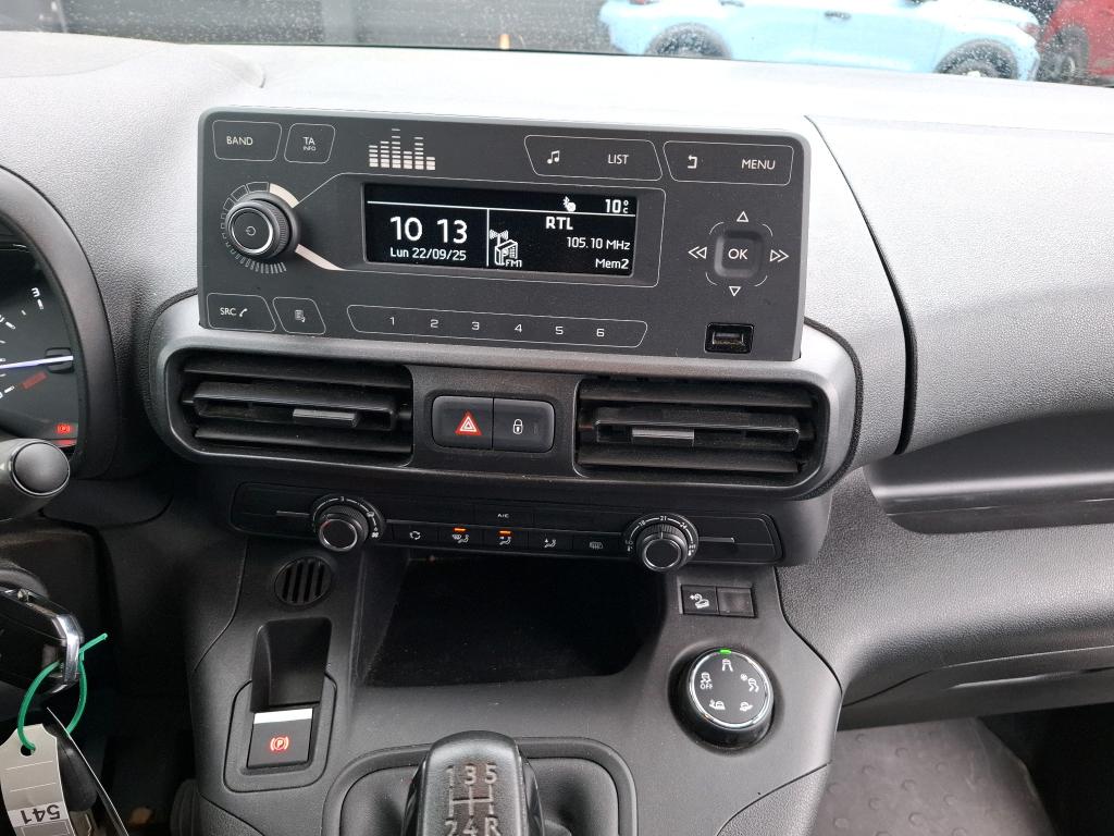 Citroen BERLINGO VAN M 650 BLUEHDI 100 S&S CLUB 2019