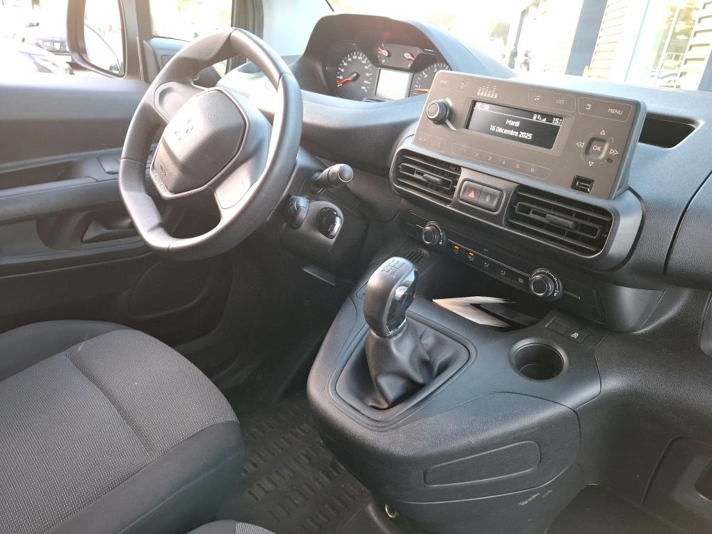 Peugeot PARTNER FOURGON STANDARD 650 KG BLUEHDI 75 BVM5 PREMIUM 2020