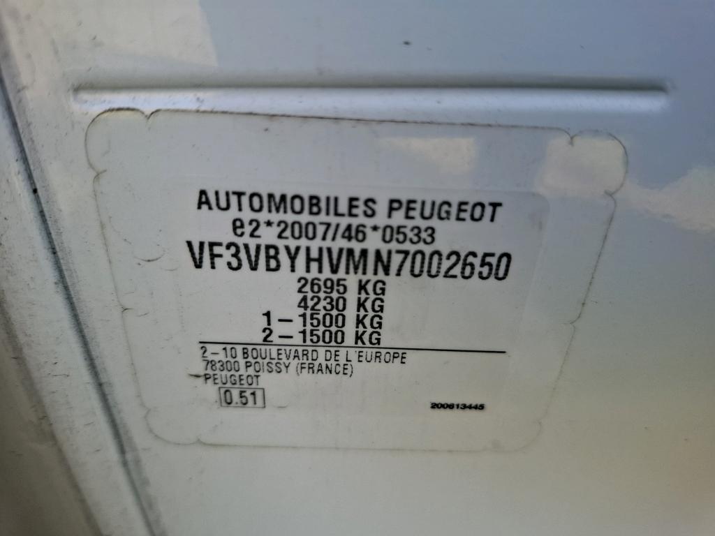 Peugeot EXPERT FGN TOLE STANDARD 1.5 BLUEHDI 120 S&S BVM6 PREMIUM 2022