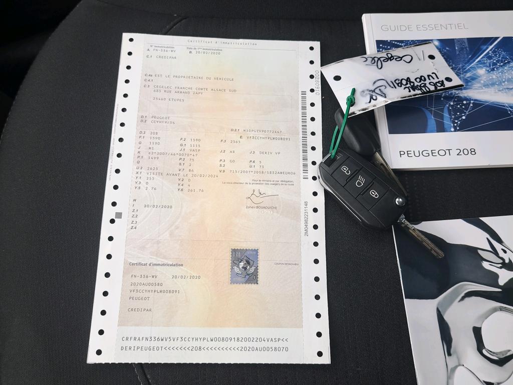 Peugeot 208 AFFAIRE BLUEHDI 100 S&S BVM5 PREMIUM PACK 2020
