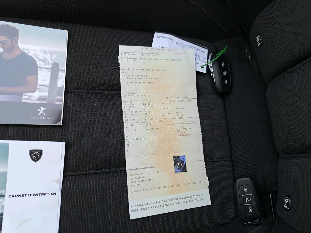 Peugeot 508 SW BlueHDi 130 ch S&S EAT8 Active Pack 2022