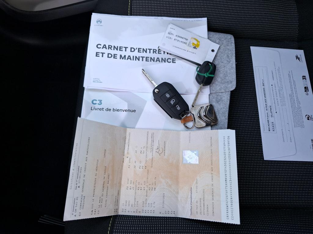 Citroen C3 PureTech 83 ch BVM5 You 2024
