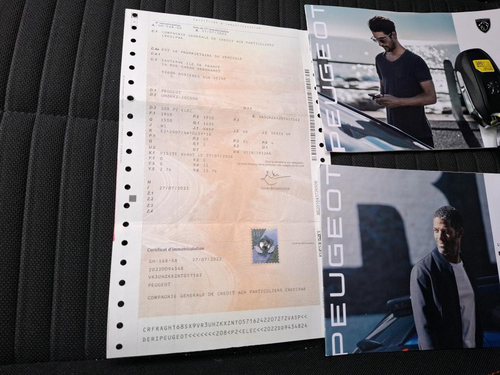 Peugeot 208 ELECTRIQUE 50 KWH 136 ACTIVE BUSINESS R 2022