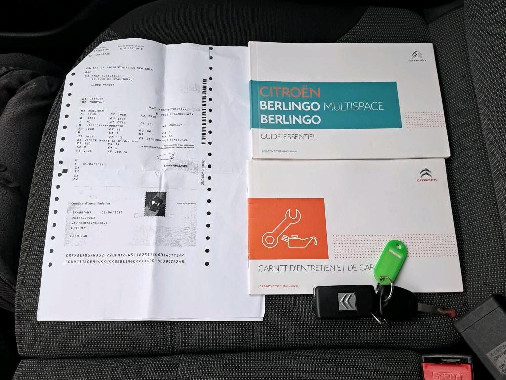 Citroen BERLINGO M BLUEHDI 100 CLUB 2018
