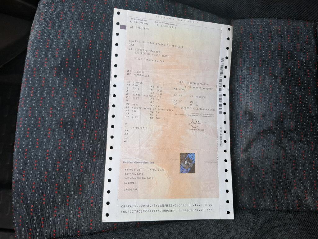 Citroen JUMPER TOLE 35 L2H2 BLUEHDi 120 S&S BVM6 DRIVER 2020