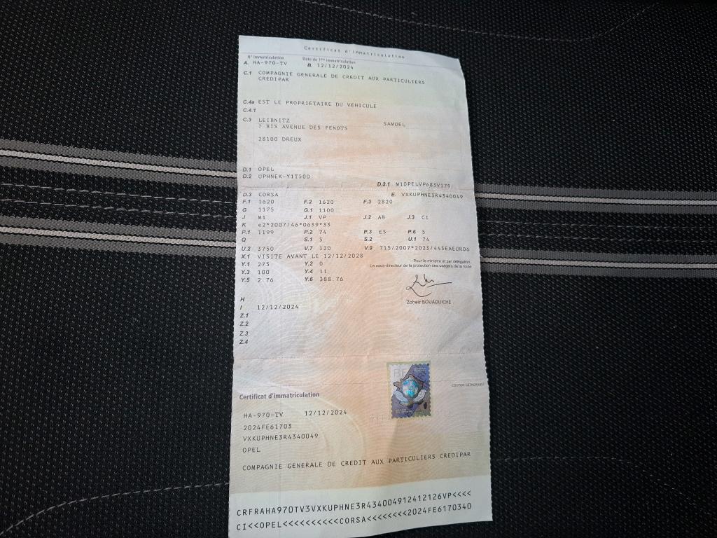 Opel Corsa 1.2 Turbo 100 ch GS 2024