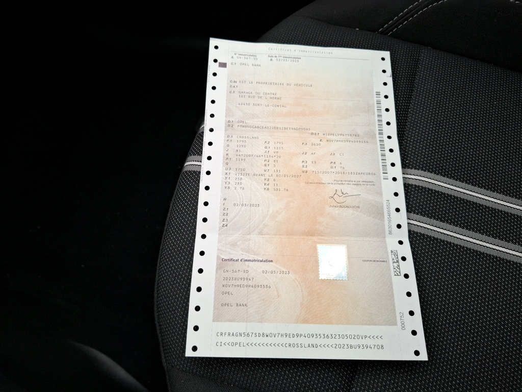 Opel Crossland 1.2 Turbo 110 ch BVM6 Elegance 2023