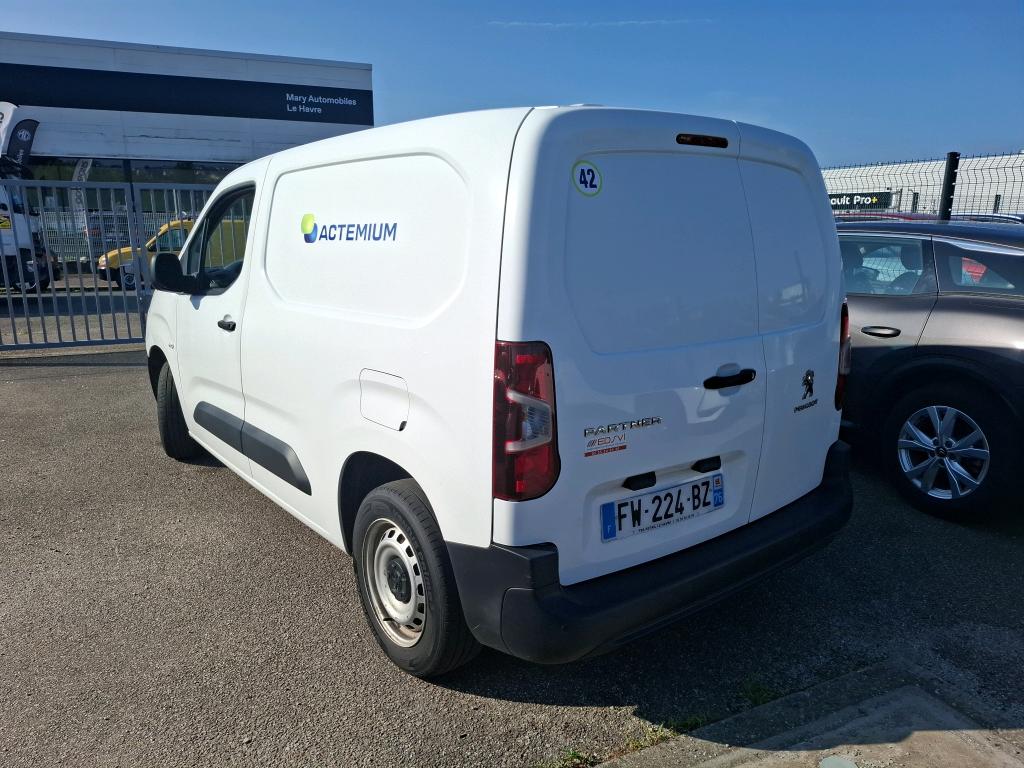 Peugeot PARTNER FOURGON STANDARD 650 KG BLUEHDI 75 BVM5 PREMIUM 2020