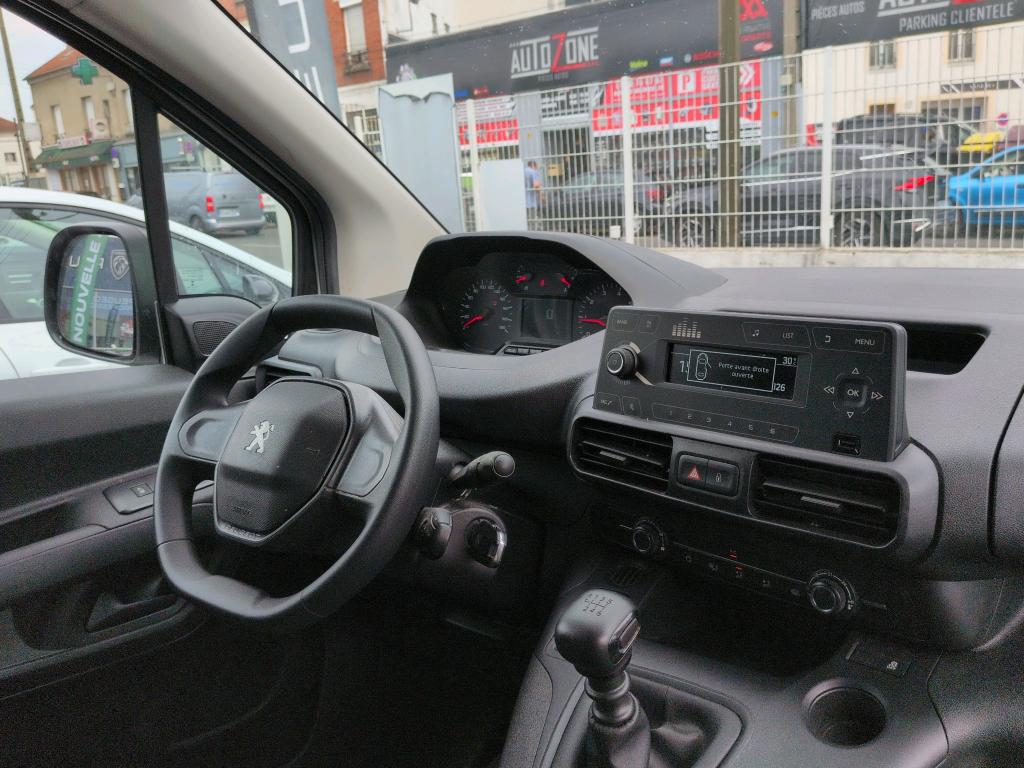 Peugeot PARTNER FOURGON STANDARD 650 KG PURETECH 110 S&S BVM6 PREMIUM 2020