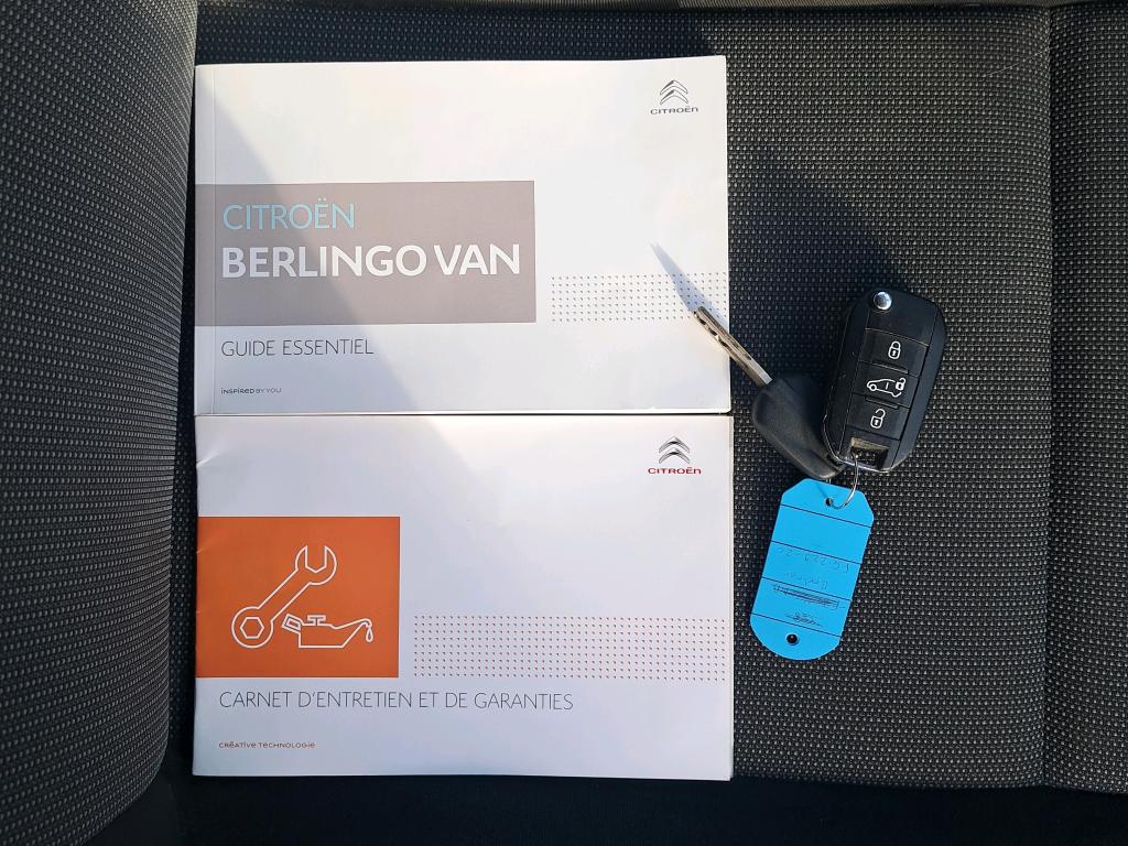 Citroen BERLINGO VAN M 650 BLUEHDI 100 S&S CLUB 2019