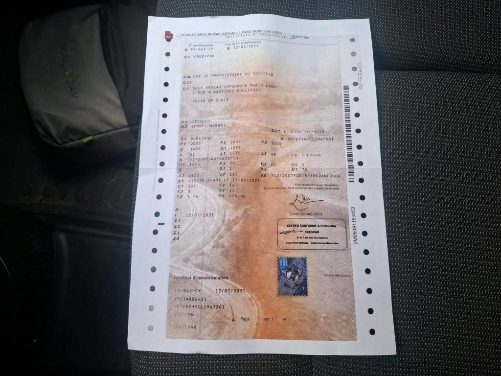 Citroen BERLINGO VAN M 650 BLUEHDI 100 S&S BVM5 CLUB 2021