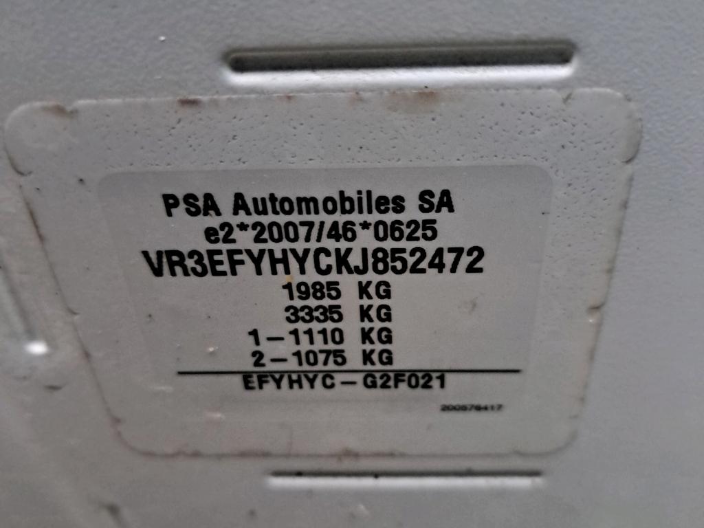 Peugeot PARTNER FOURGON STANDARD 650 KG BLUEHDI 100 S&S BVM5 PREMIUM 2019