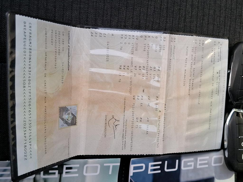 Peugeot 508 SW Hybrid 225 e-EAT8 Allure Pack 2023