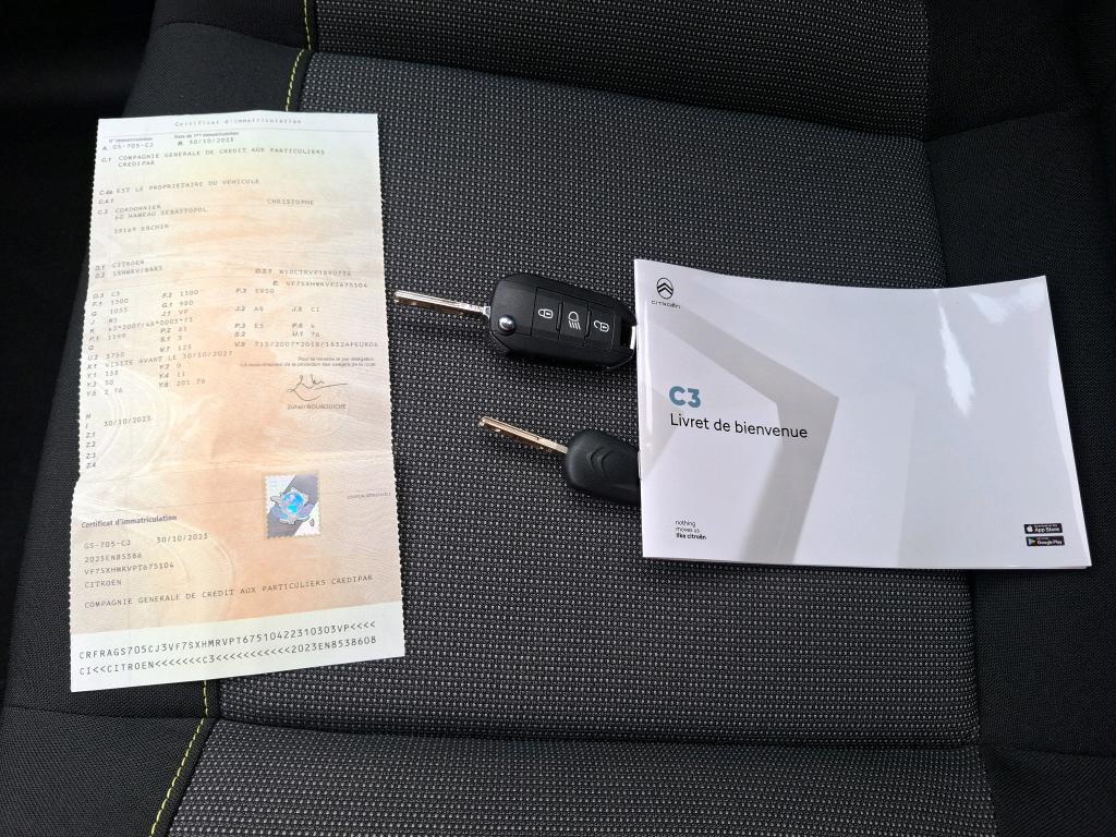 Citroen C3 PureTech 83 ch BVM5 You 2023