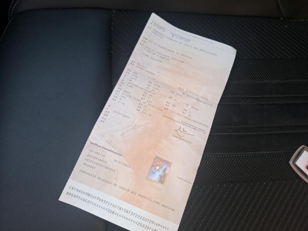 Peugeot 308 SW BlueHDi 130ch S&S EAT8 GT Pack 2022