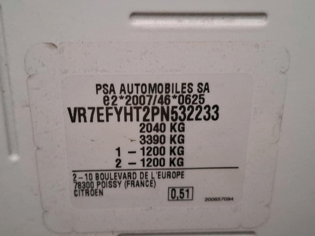 Citroen BERLINGO VAN M 650 BLUEHDI 100 S&S BVM6  2023