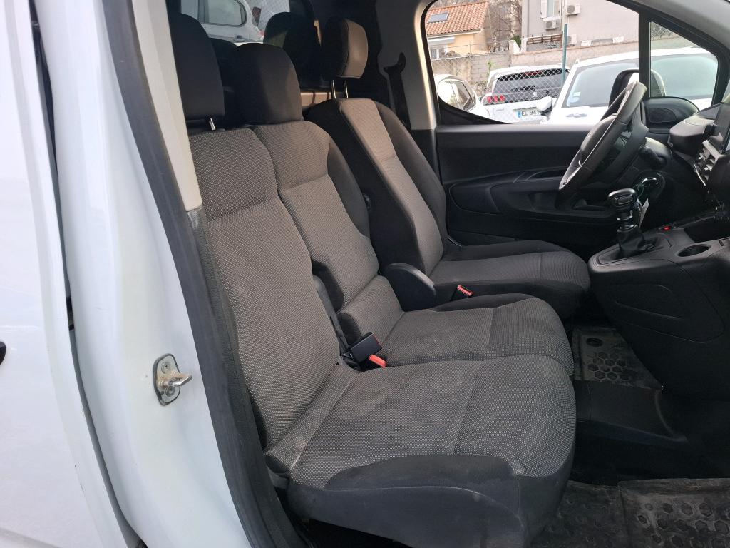 Peugeot PARTNER FOURGON STANDARD 650 KG BLUEHDI 100 S&S BVM6 ASPHALT 2022