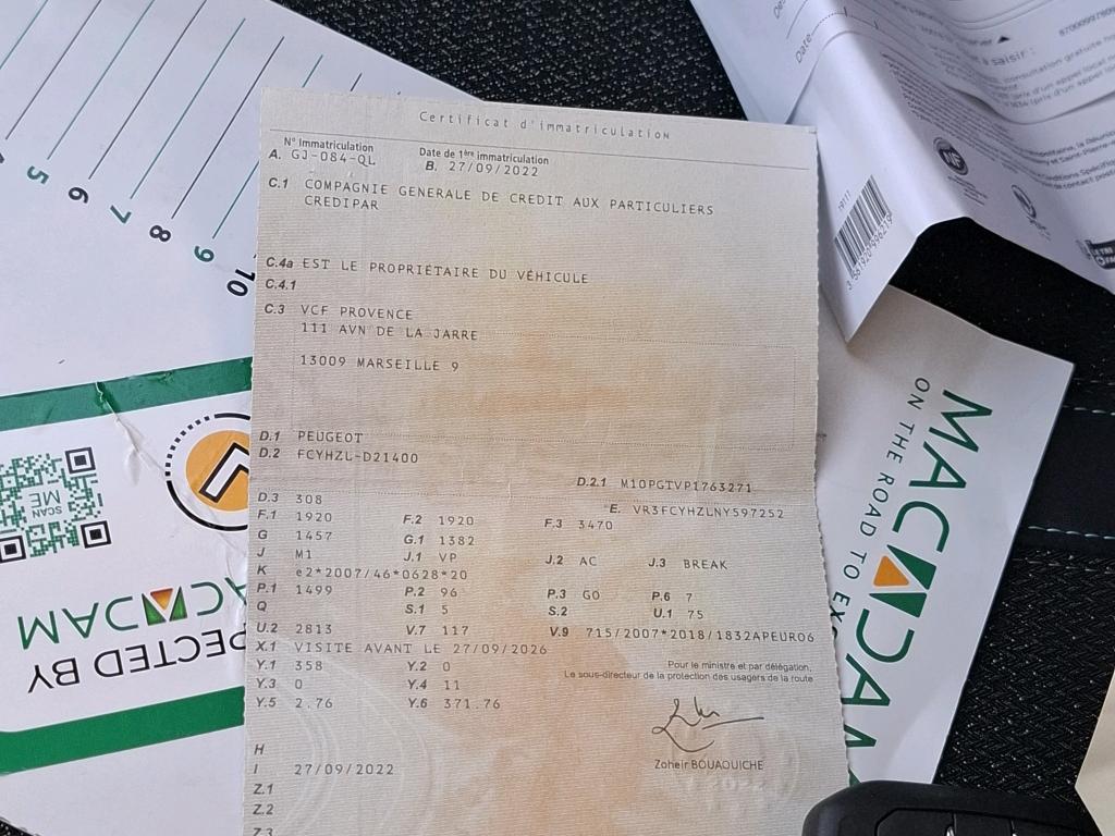 Peugeot 308 SW BlueHDi 130ch S&S BVM6 Allure 2022