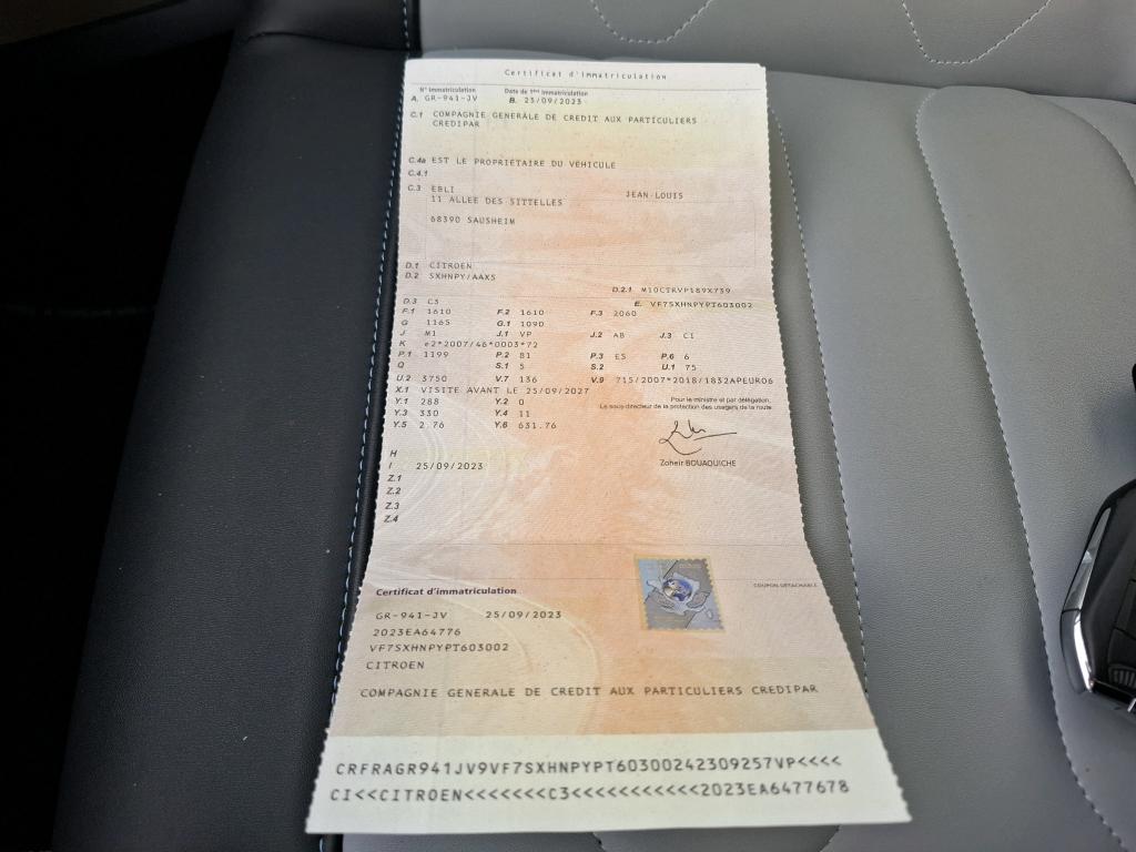 Citroen C3 PureTech 110 EAT6 Elle 2023